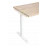 Masa de birou Custo FlexiDesk 140 cu inaltime reglabila, Alb/Kronospan 3025SN Sonoma (100.02.0006)