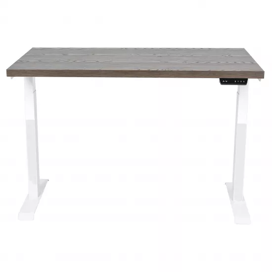 Masa de birou Custo FlexiDesk 120 cu inaltime reglabila, Alb/Kronospan.K533 (100.02.0009)
