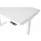 Masa de birou Custo FlexiDesk 120 cu inaltime reglabila, Alb/Egger W1000 ST9 (100.02.0013)
