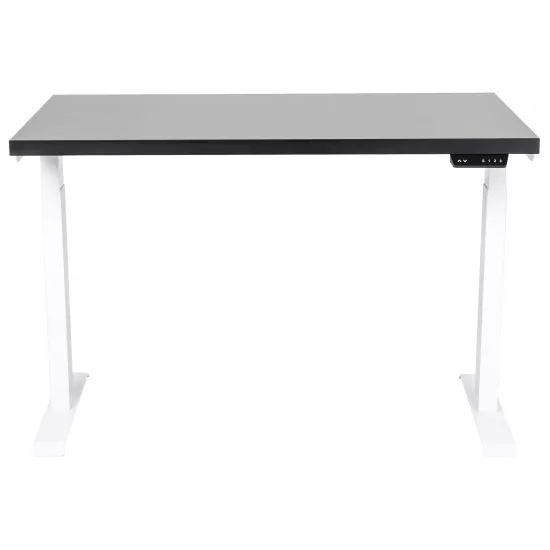 Masa de birou Custo FlexiDesk 120 cu inaltime reglabila, Alb/Egger U999 ST7 (100.02.0017)