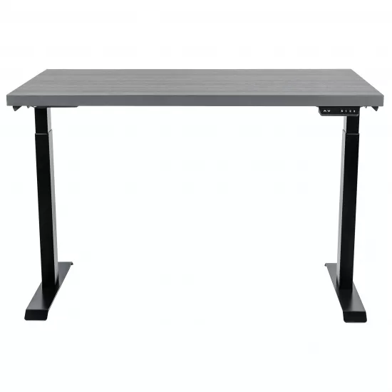 Masa de birou Custo FlexiDesk 120 cu inaltime reglabila, Black/Kronospan K526 (100.02.0025)