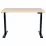 Masa de birou Custo FlexiDesk 140 cu inaltime reglabila, Negru/Kronospan 3025SN Sonoma (100.02.0030)