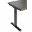 Masa de birou Custo FlexiDesk 140 cu inaltime reglabila, Negru/Kronospan.K533 (100.02.0034)