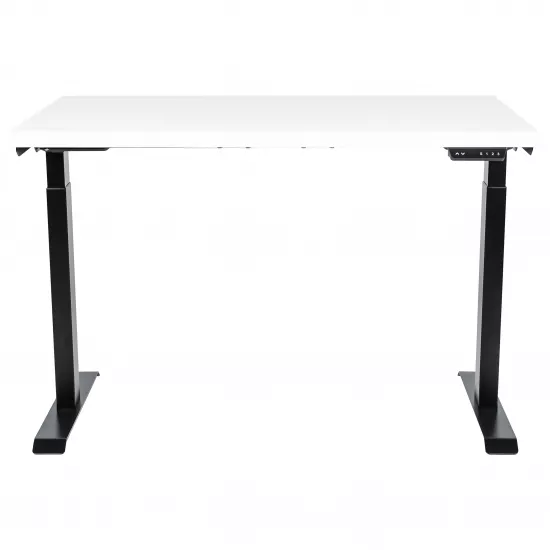 Masa de birou Custo FlexiDesk 120 cu inaltime reglabila, Black/Egger W1000 ST9 (100.02.0037)