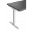 Masa de birou Custo FlexiDesk 160 cu inaltime reglabila, Antracit/Kronospan K526 (100.02.0051)