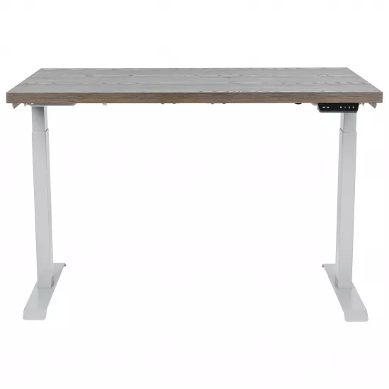 Masa de birou Custo FlexiDesk 160 cu inaltime reglabila, Antracit/Kronospan.K533 (100.02.0059)