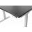 Masa de birou Custo FlexiDesk 140 cu inaltime reglabila, Antracit/Egger U999 ST7 (100.02.0066)