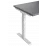 Masa de birou Custo FlexiDesk 140 cu inaltime reglabila, Antracit/Egger F235 (100.02.0070)
