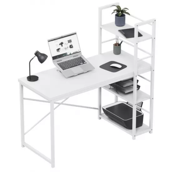 Masa de birou Mark Adler Leader 4.0, 120x52 cm, White