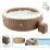 Джакузи надувной Intex Sahara Tan Round Bubble Spa 28412 (1339 л/236x236x71 см)