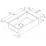 Chiuvetă de bucătărie Teka American Pro 80 M-XP 1B 795х468 mm, Inox