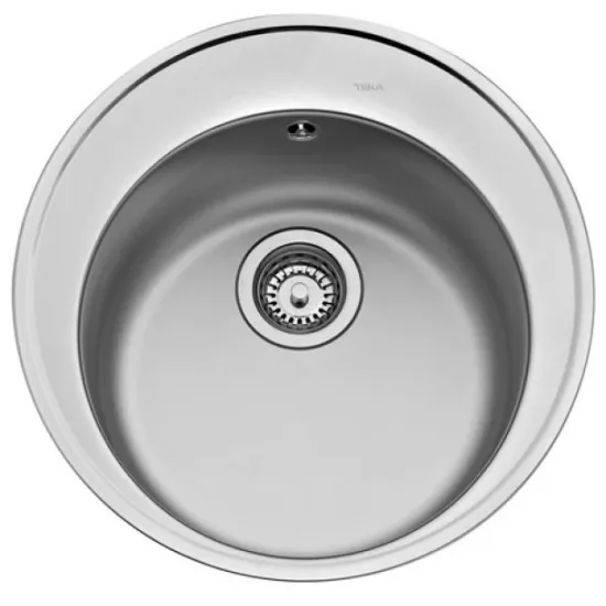 Chiuvetă de bucătărie Teka Starbright 45 E-XN 1B Orb 510x510 mm, Inox