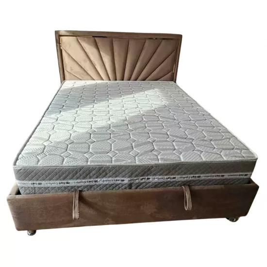 Кровать Ecohome Sunny Зеркало, 180 x 200 см, Brown