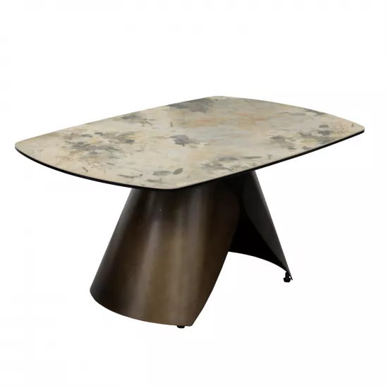 Masă de cafea Decoprim Lex, 100x60 cm, Beige