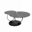 Masă de cafea Decoprim Dion, 77x77 cm, Black