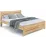 Pat din lemn Klen Venetia, 160 x 200 cm, Natural