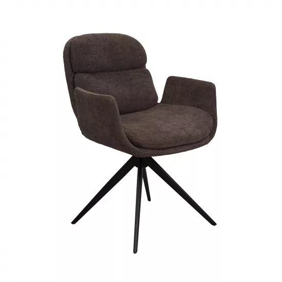 Scaun Decoprim Aura, rotativ la 180 grade (revenire la poziția inițială), Brown
