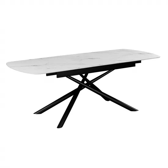 Masă pentru bucătărie DP Antila extensibila, White (Oriental rhyme)