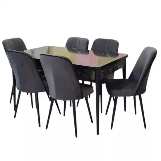 Набор мебели Magnus Комплект Arya bendir стол 0.8x1.3/1.7м+ 6 стульев