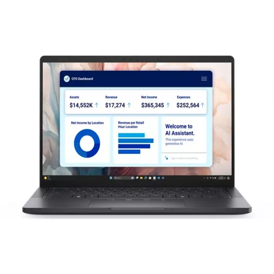Ноутбук 13" Dell Pro 13 Premium, Dark Gray, Intel Core Ultra 7 268V, 32 ГБ/1024 ГБ, Windows 11 Pro