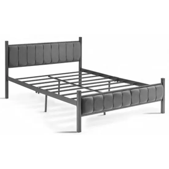 Кровать Evger K-400, 160 x 200 см, Grey