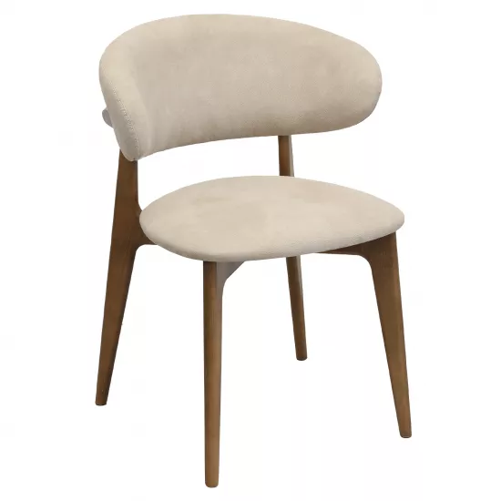 Scaun Decoprim Roses, Mustang Krem+Oak Legs