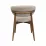 Scaun Decoprim Roses, Mustang Krem+Oak Legs