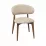 Scaun Decoprim Roses, Mustang Krem+Oak Legs
