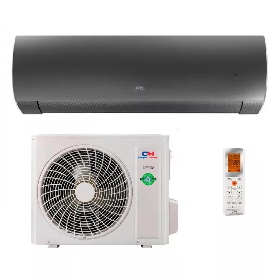 Кондиционер Cooper&Hunter Daytona Inverter Wi-Fi R32 CH-S09FTXD2, 9000 BTU, до 25 м², Black