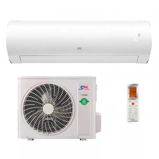 Aparat de aer condiționat Cooper&Hunter Daytona Inverter Wi-Fi R32 CH-S18FTXD2, 18000 BTU, pana la, White