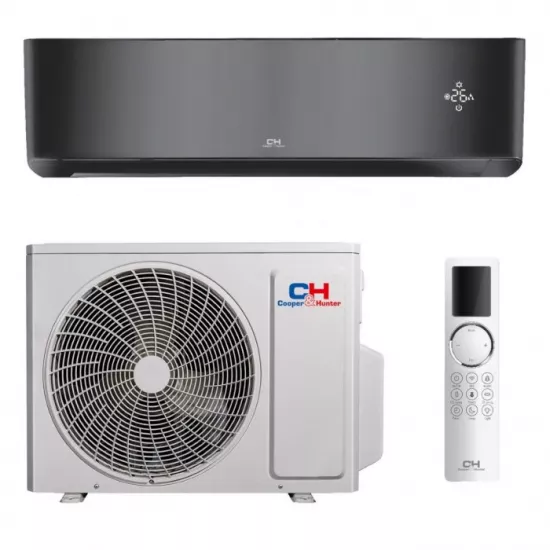 Aparat de aer condiționat Cooper&Hunter Supreme Continental Inverter R32 WiFi CH-S24FTXAL2 ,, 24000 BTU, pana la 70 m², Full Black