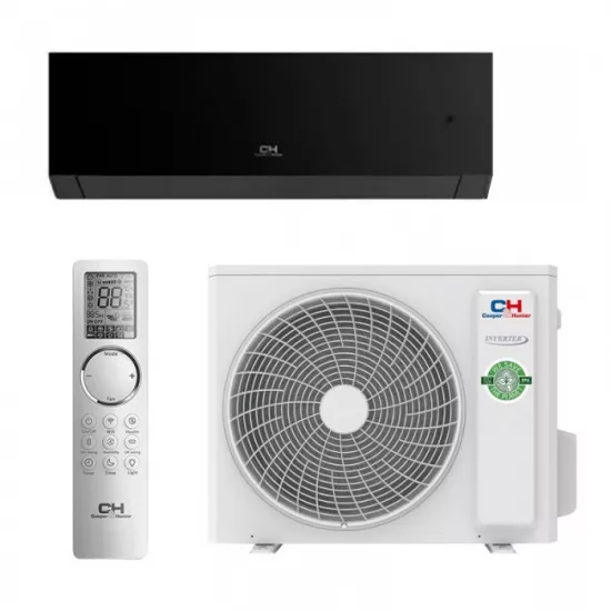 Aparat de aer condiționat Cooper&Hunter Nature Inverter R32 Wi-Fi CH-S24FTXAN-BL ,, 24000 BTU, pana la 70 m², Black