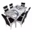 Set masa extensibila cu 6 scaune Kelebek ES-01, 80x130/170x75