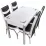 Set masa extensibila cu 4 scaune Kelebek ES-25, 70x110/140x75