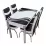 Set masa extensibila cu 4 scaune Kelebek ES-30, 70x110/140x75
