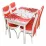 Set masa extensibila cu 4 scaune Kelebek ES-31, 70x110/140x75
