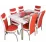 Set masa extensibila cu 6 scaune Kelebek ES-301, 80x130/170x75