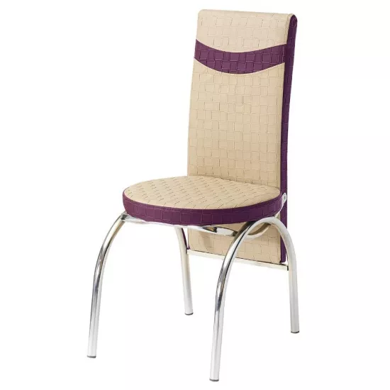 Стул Kelebek Merchan, Бежевый/Фиолетовый