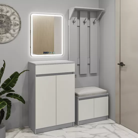 Antreu Bafimob AY-120 (120 cm), Gri deschis/Gri