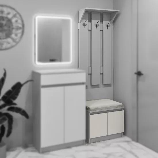 Antreu Bafimob AY-59 (59 cm), Gri deschis/Gri