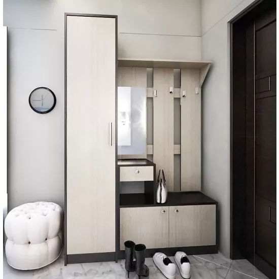 Прихожая П-1+Пенал П-43 Венге/Шамони светлый