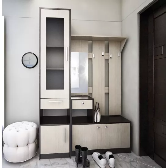 Antreu Bafimob P-1+Penal P-43(1) cu sticla (137 cm), Wenge/Chamonix deschis