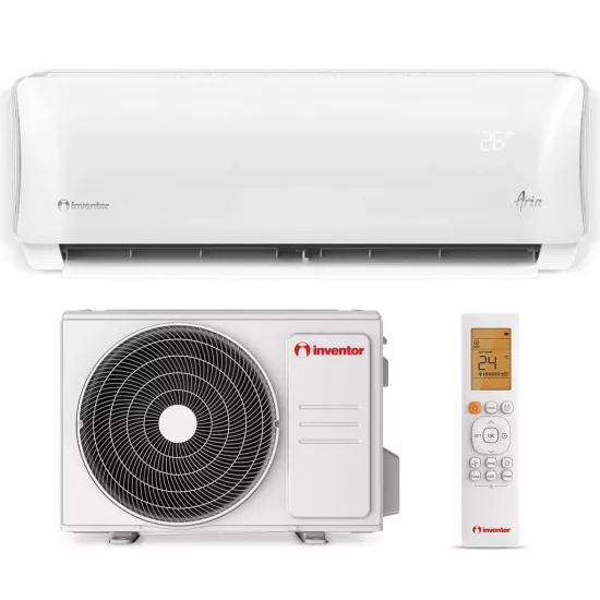 Aparat de aer condiÈ?ionat Inventor Aria Inverter R32 Wi-Fi AR5VI-09WFR/AR5VO-09, 9000 BTU, pana la 25 m², White