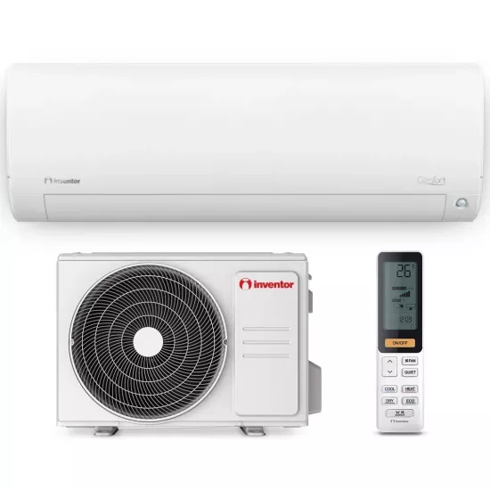 Aparat de aer condiționat Inventor Comfort Inverter R32 Wi-Fi MFVI32-24WFI/MFVO32-24, 24000 BTU, pana la 70 m², White
