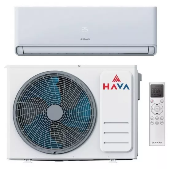 Aparat de aer condiÈ?ionat Hava HMI-12SP/HME-12SP Inverter R32 Wi-Fi,, 12000 BTU, pana la 35 m², White