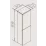 Dulap-penal Orka Knidos (30 cm) cu 2 usi, White