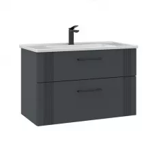 Dulap cu lavoar Orka Bari 80 cm, Anthracite Dulap cu lavoar Orka Bari 80 cm, Anthracite