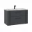 Dulap cu lavoar Orka Bari 80 cm, Anthracite