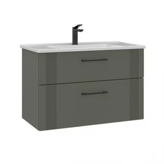 Тумба с раковиной Orka Bari 80 см, Green