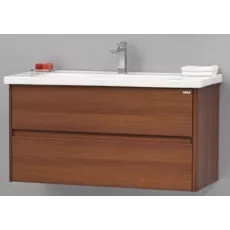 Dulap cu lavoar Orka Duden 100 cm, Odeon Red Walnut Dulap cu lavoar Orka Duden 100 cm, Odeon Red Walnut
